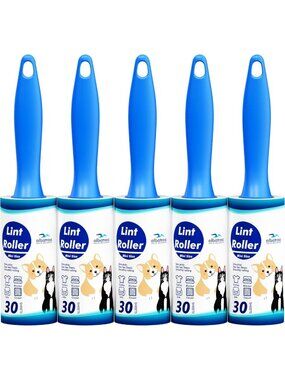 150 Mini Lint Rollers - 150 Sheets, Small Size, Perfect for Clothes & Fabrics